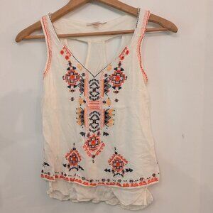 Embroidered Tank Top